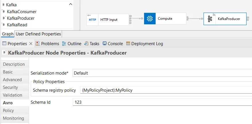 kafka node config